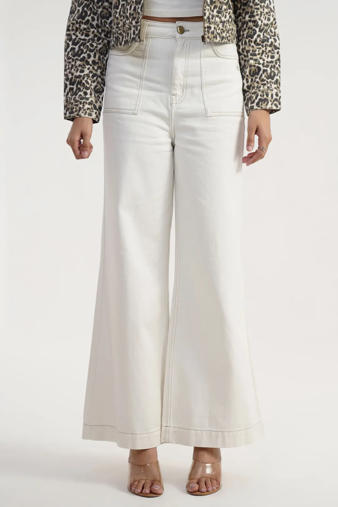 Amber Flow | High rise wide leg Jeans - Image 6
