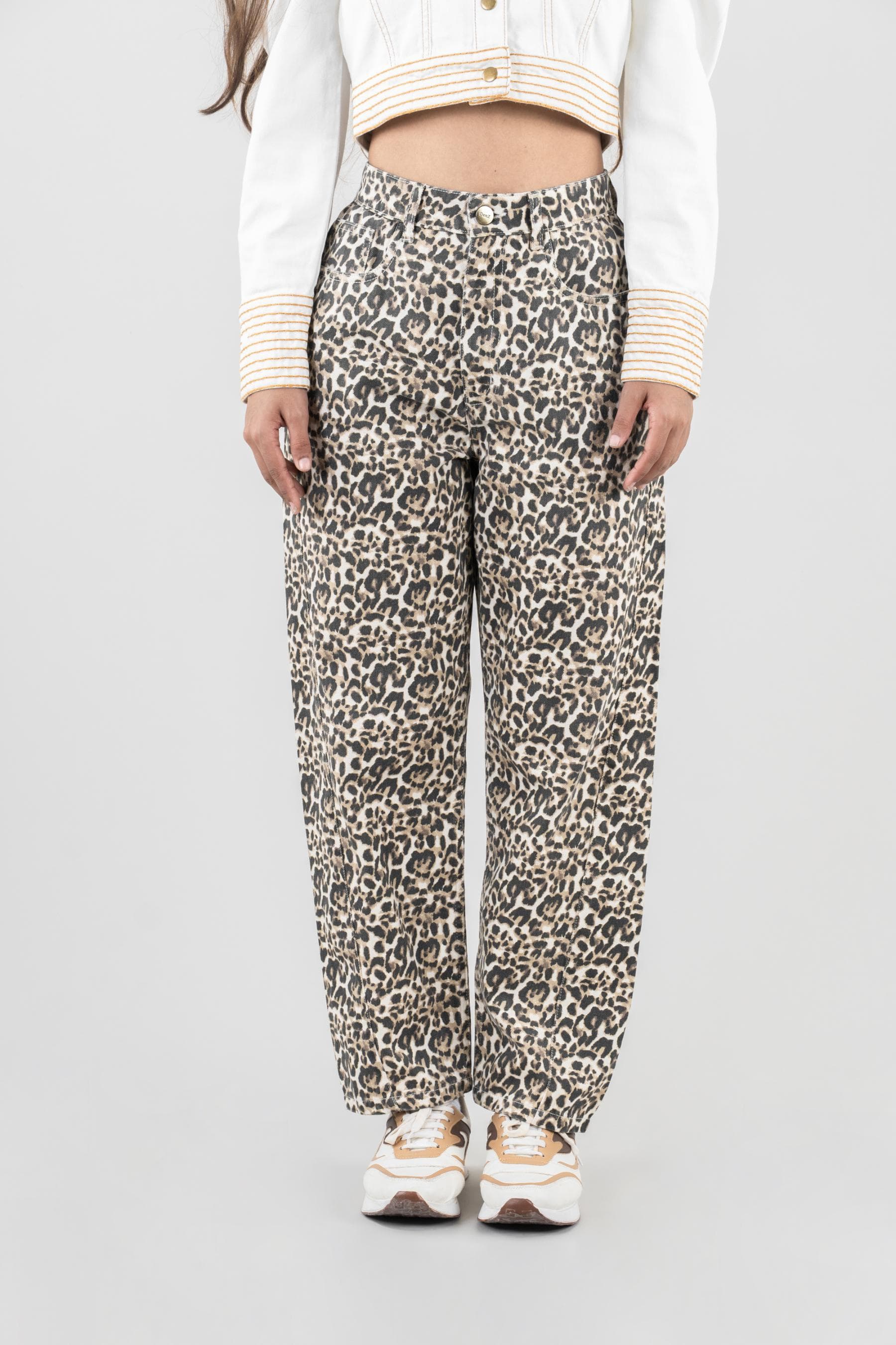 Leopard Ease | Leopard Printed Jeans