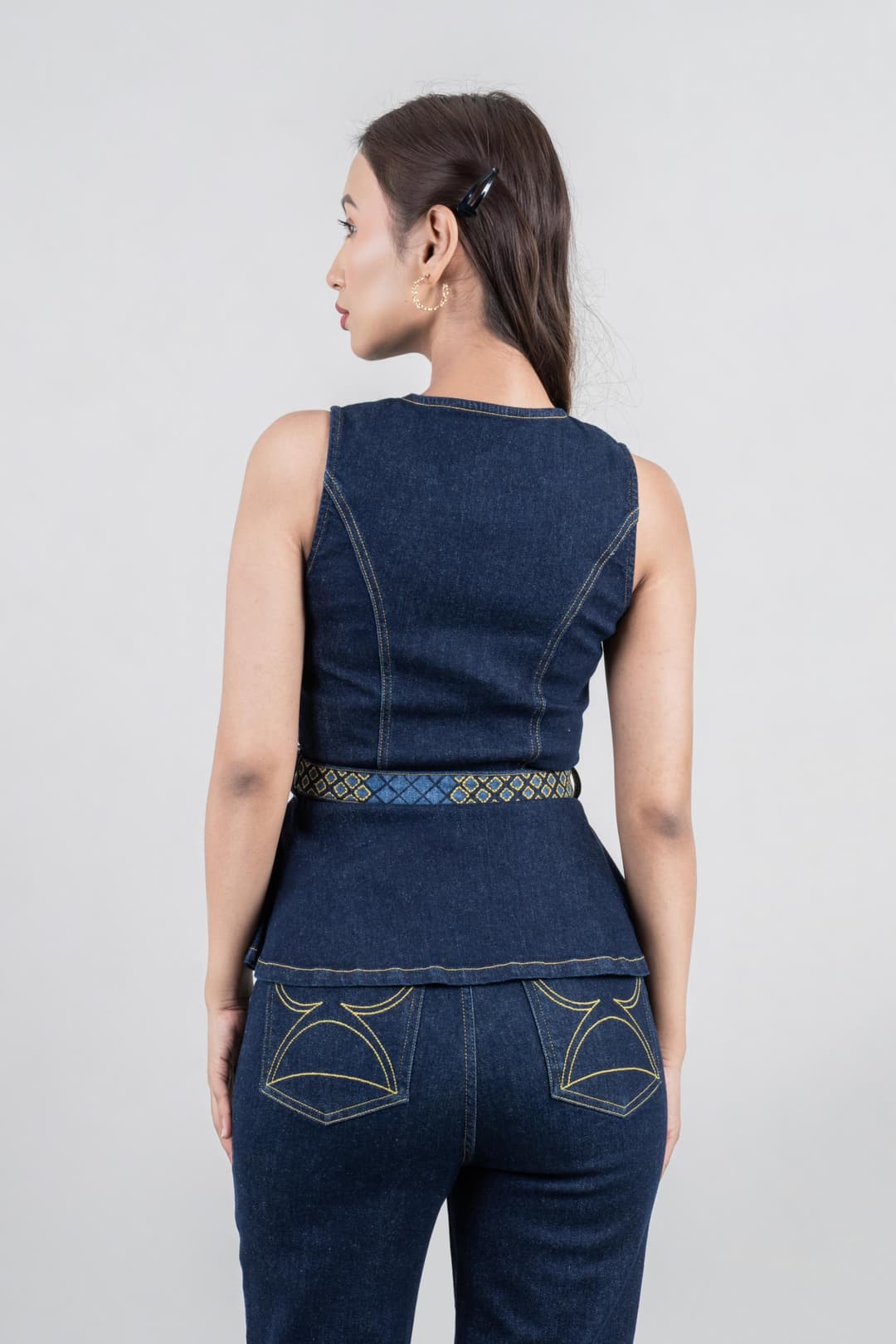 Classic Fusion | Women's denim Co-ord Set - Image 2