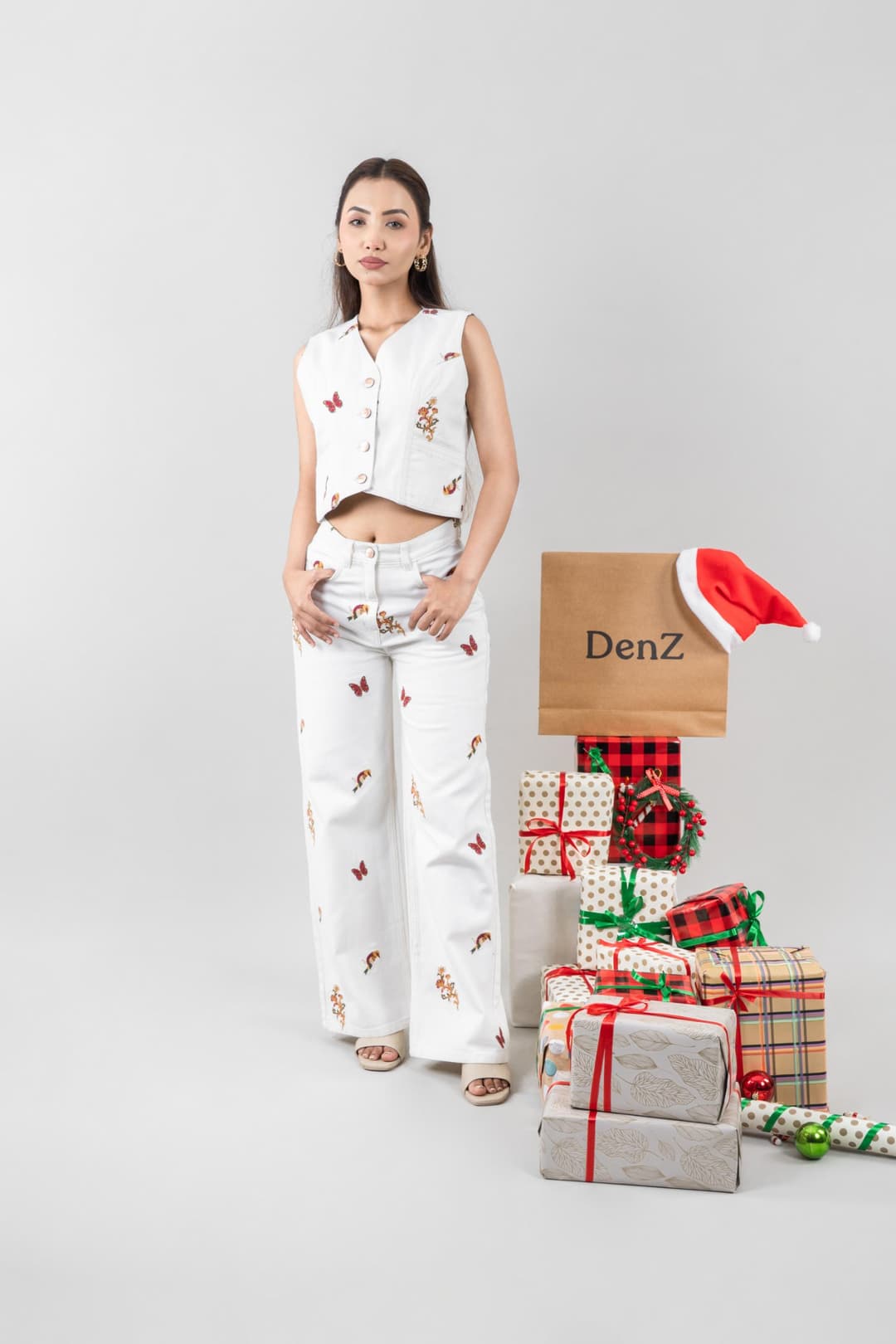 Nature Muse | Women's Embroidered Co-ord Set - Image 5