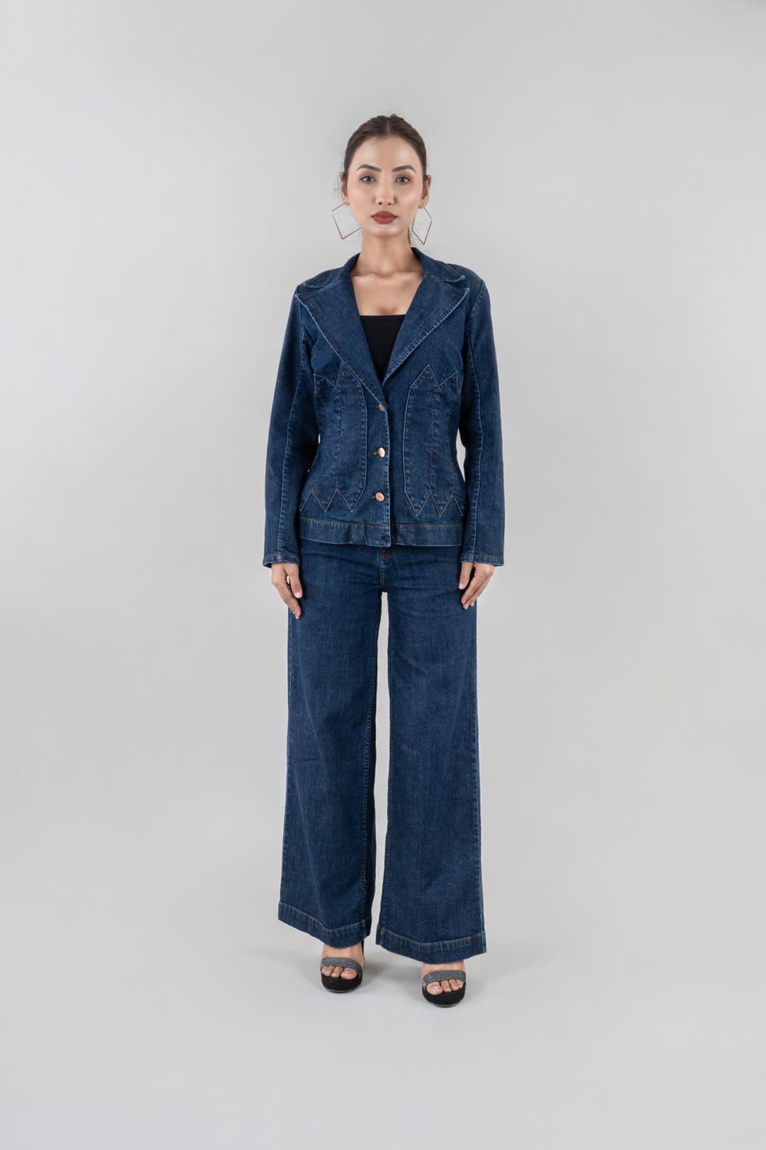 Denim Authority | Women's Denim Blazer - Image 2