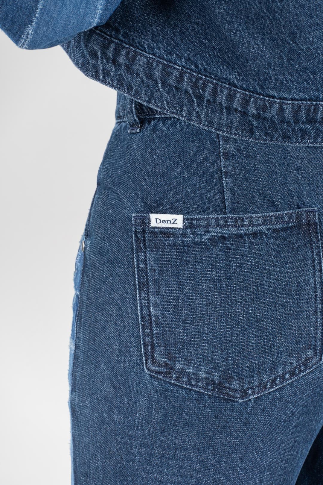 Blue Bastion 2 | Laser Patch & Drill Women's Jeans - Image 5