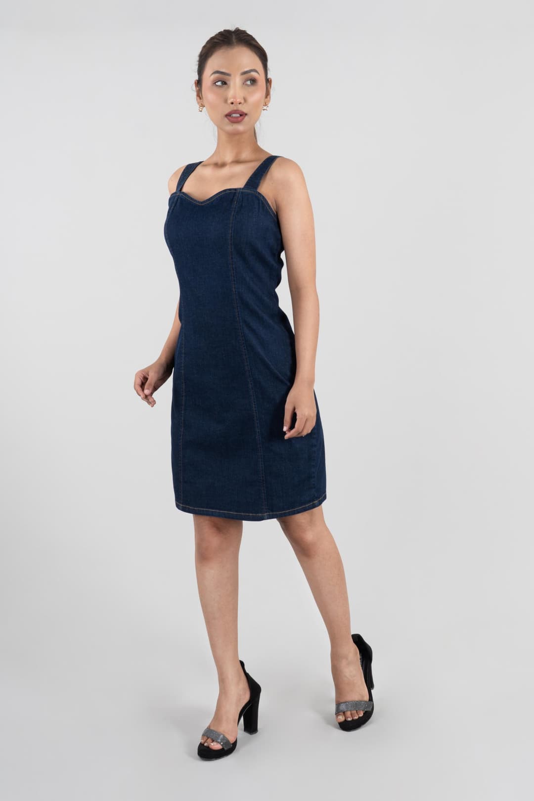 Curve Fit | Women's Denim Dress - Image 4