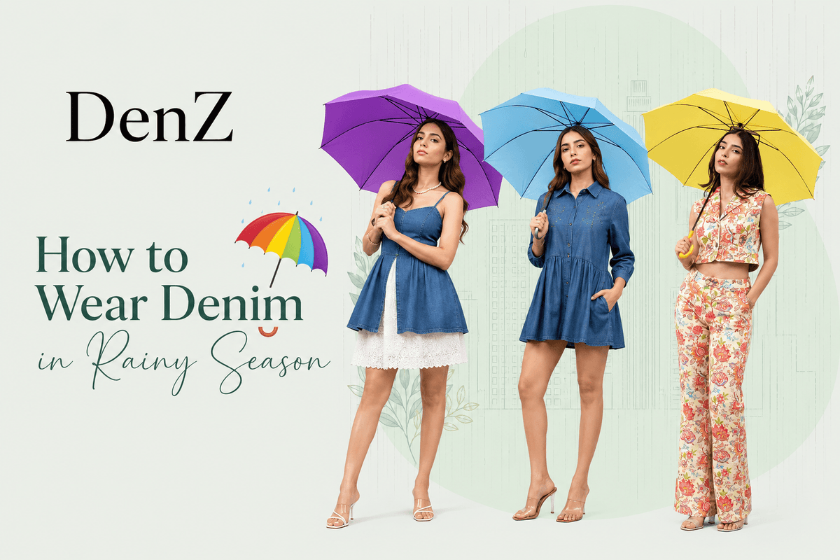 Monsoon Denim Styling Guide—How to Wear Denim in Rainy Season -DenZlabel