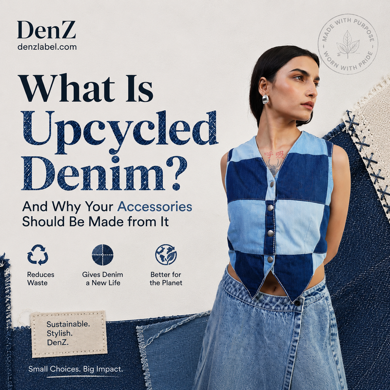 What Is Upcycled Denim? And Why Your Accessories Should Be Made from It