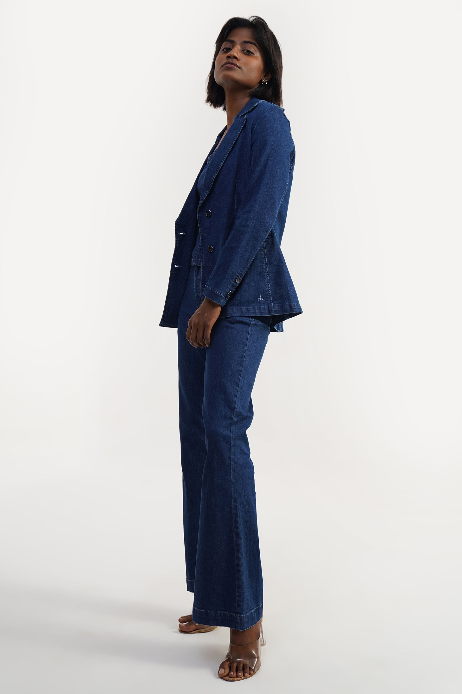 Denim Domina | Rinse wash Blazer