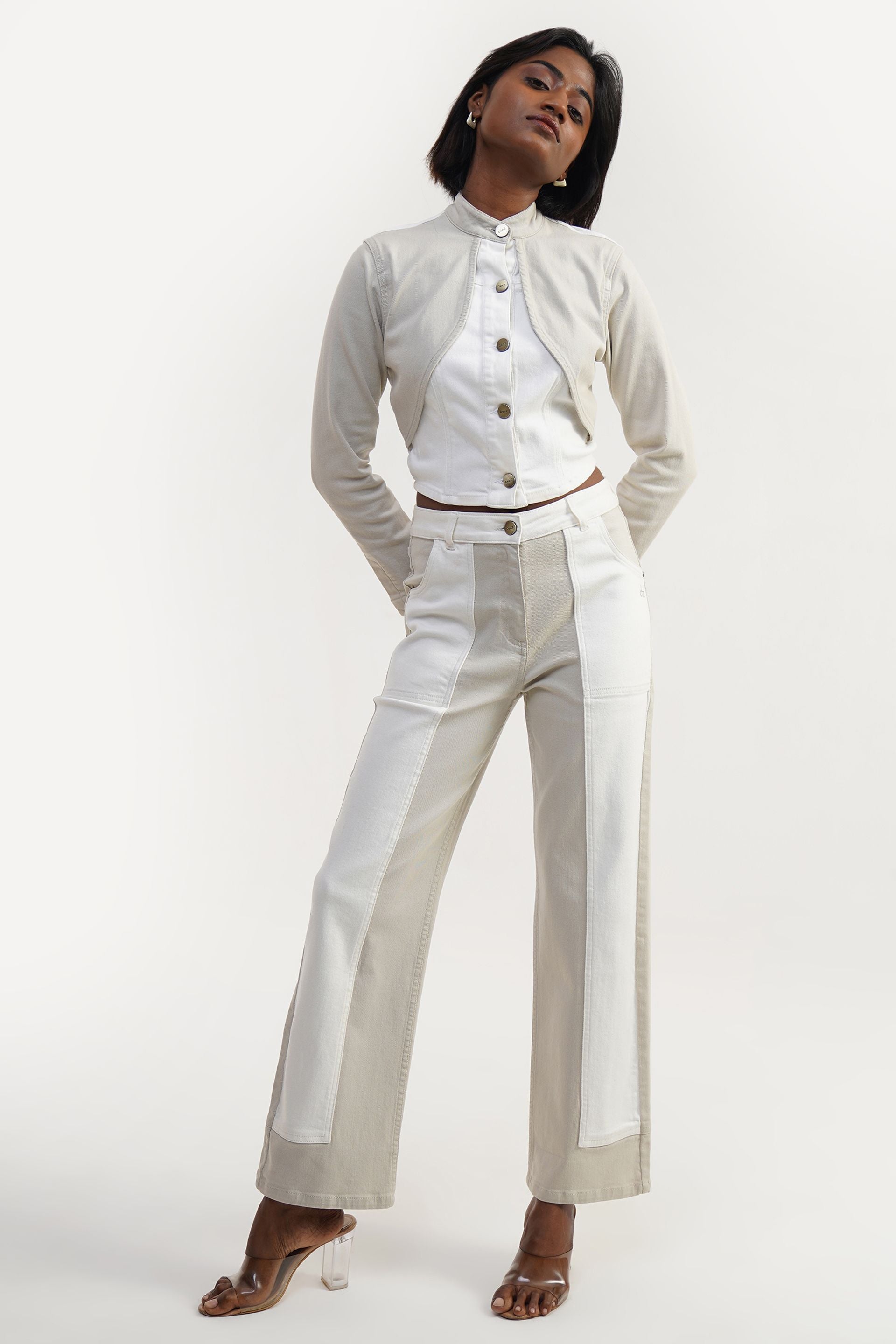 Tone Fusion | Dual tone High rise Jeans