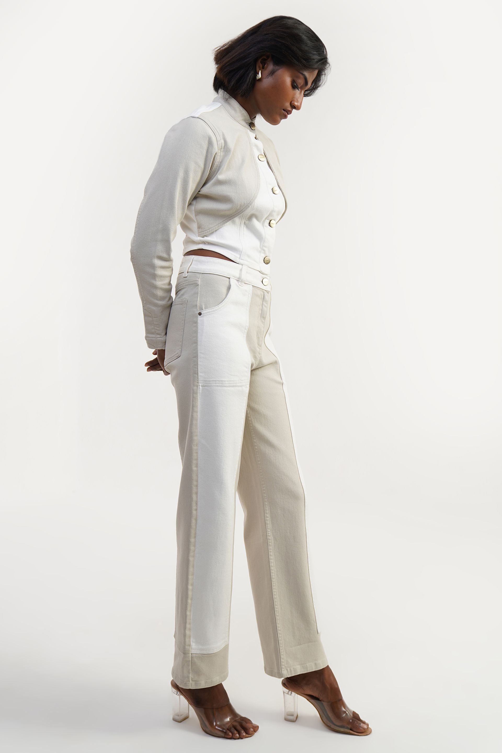 Tone Fusion | Dual tone High rise Jeans
