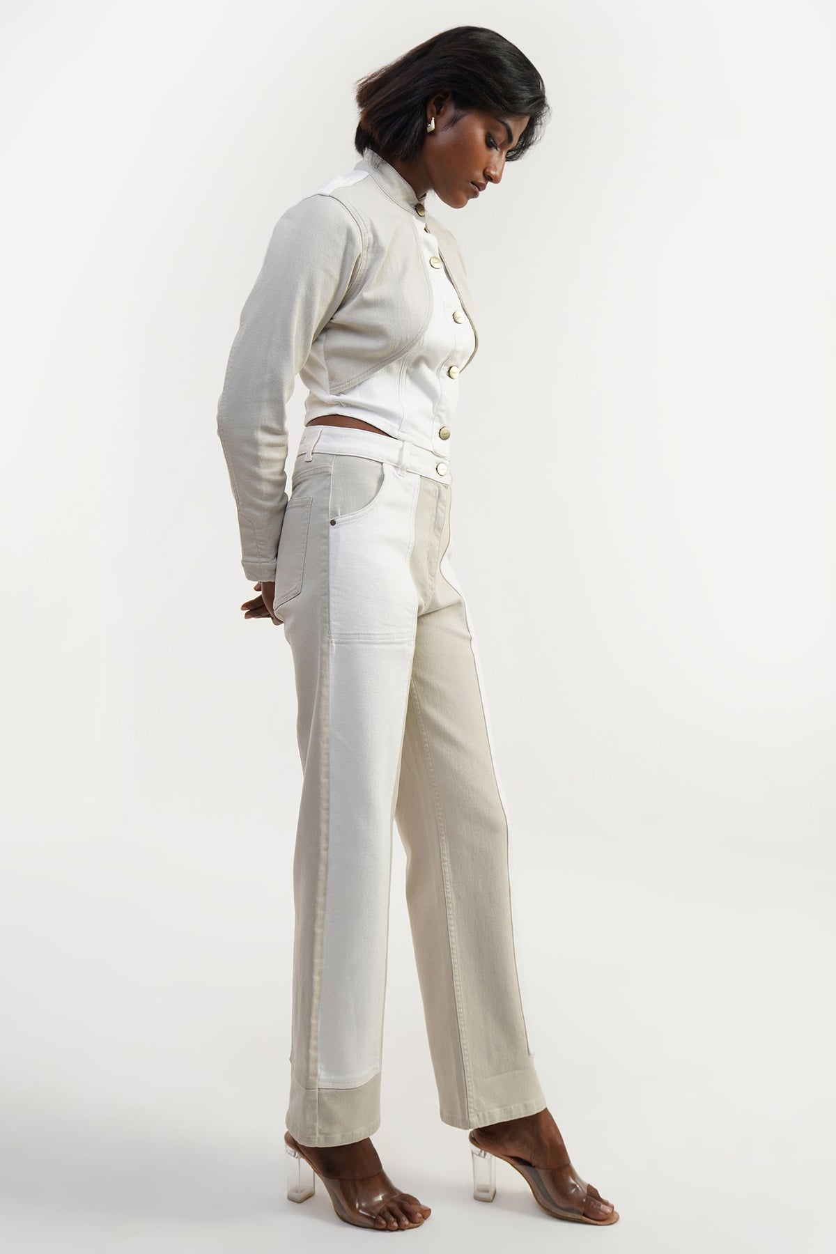 Tone Fusion | Dual tone High rise Jeans