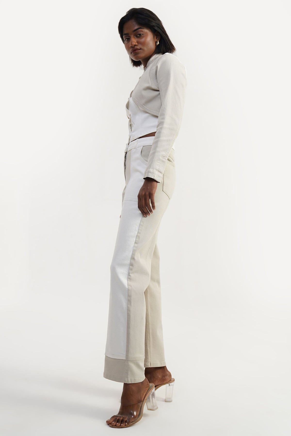 Tone Fusion | Dual tone High rise Jeans