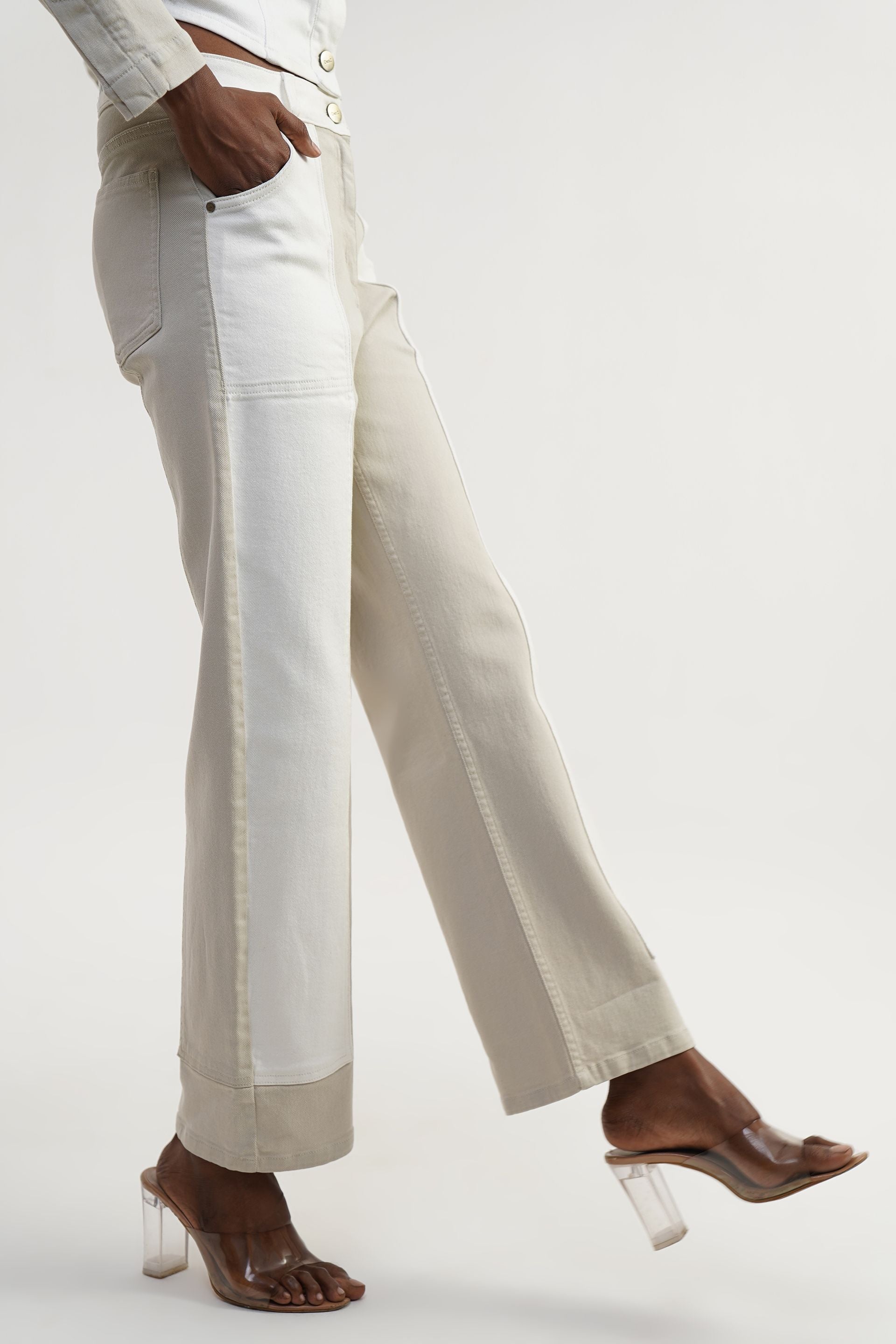 Tone Fusion | Dual tone High rise Jeans