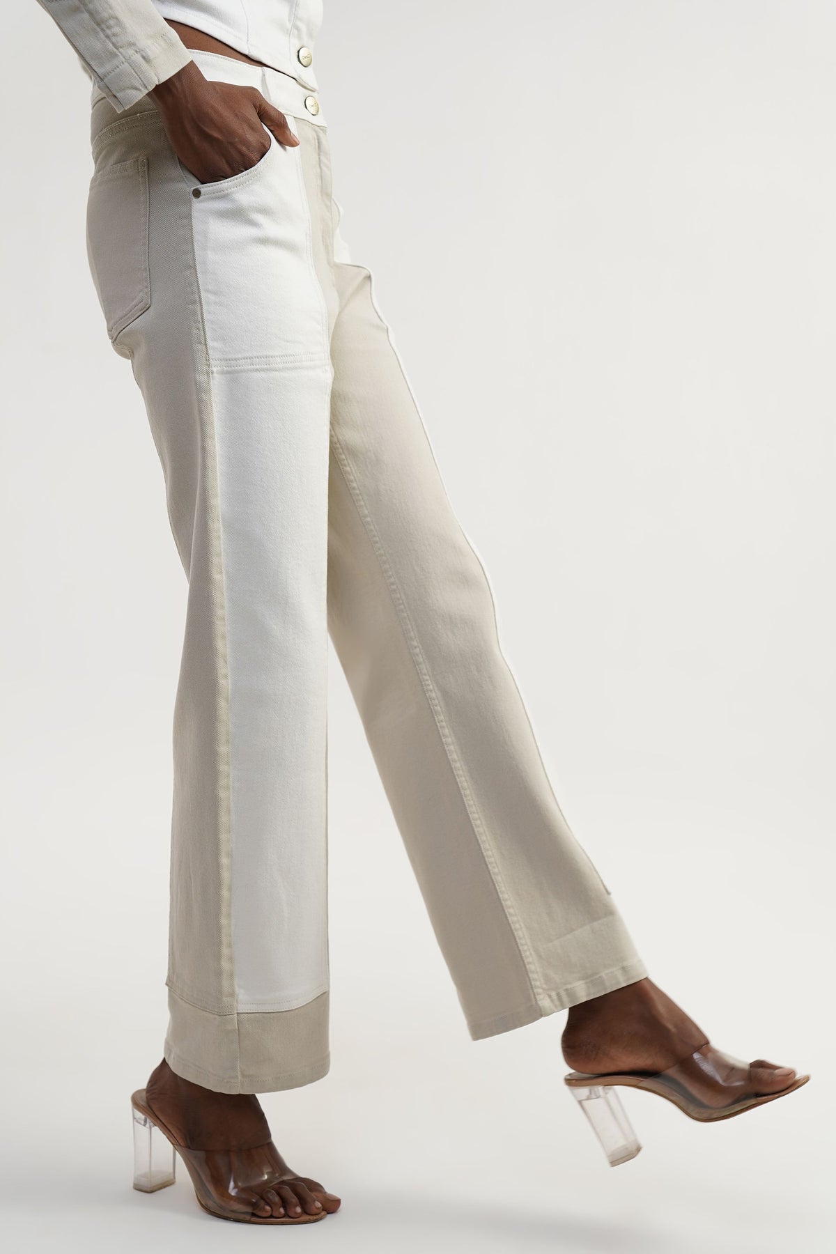 Tone Fusion | Dual tone High rise Jeans
