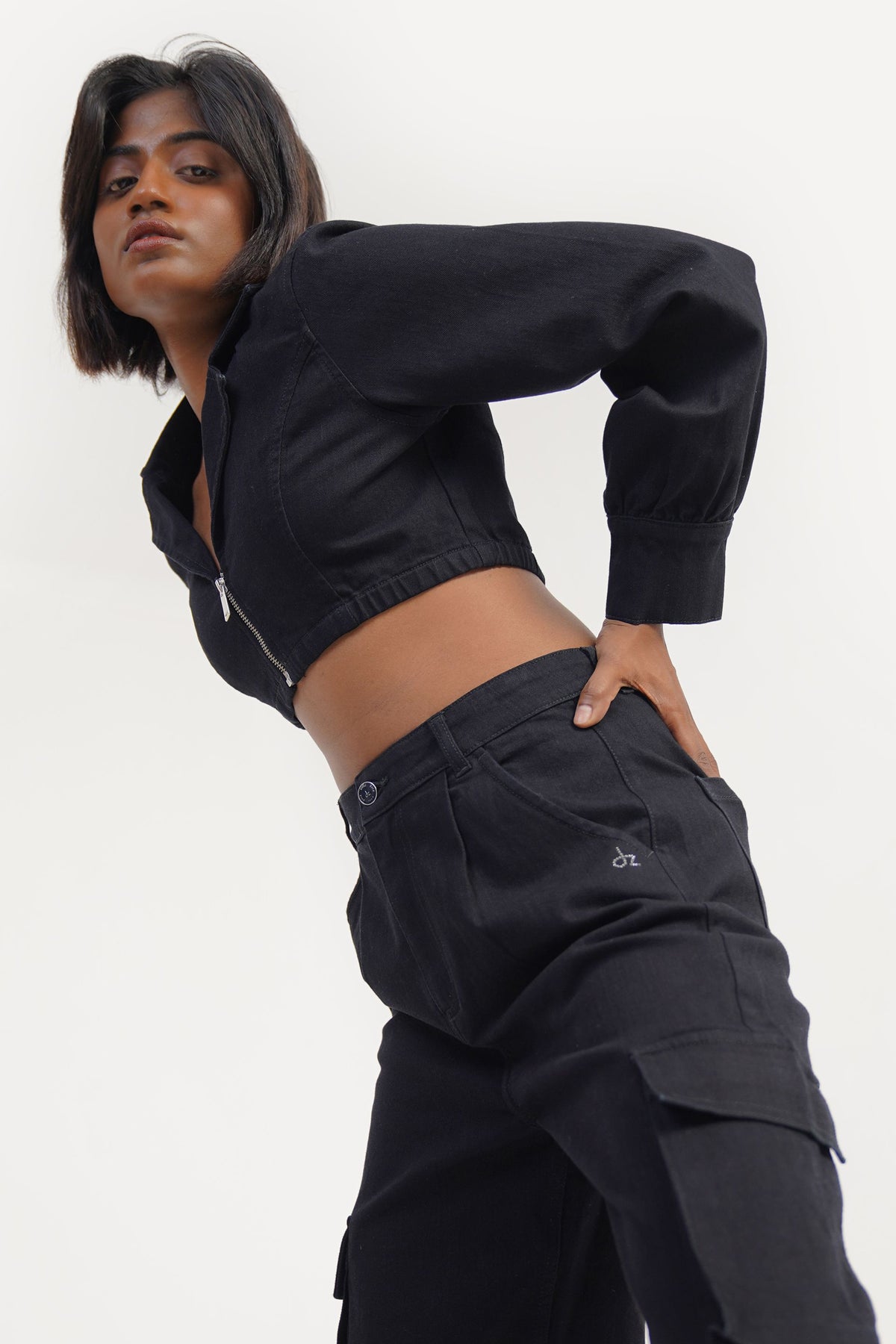 Cropped Ease | Black Crop Jacket