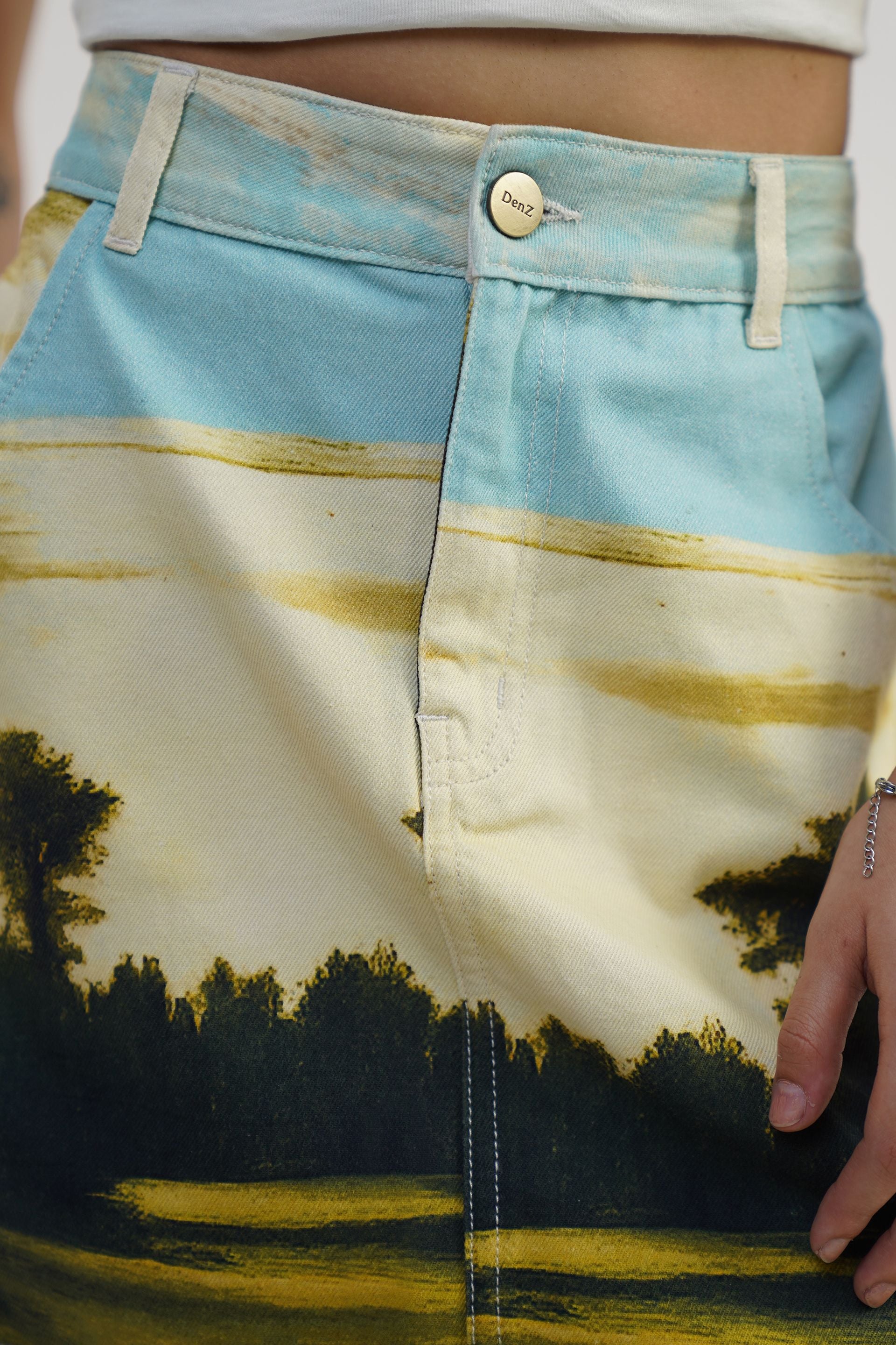 Nature View | Digital Print Mini Skirt