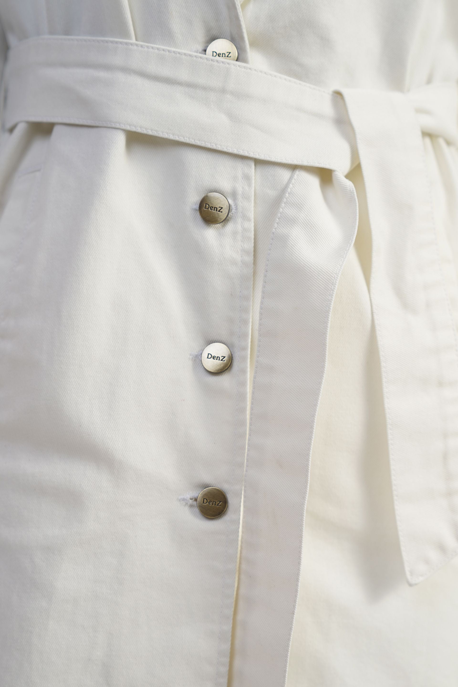 Ivory Trench | Pure Cotton Women Trench Coat