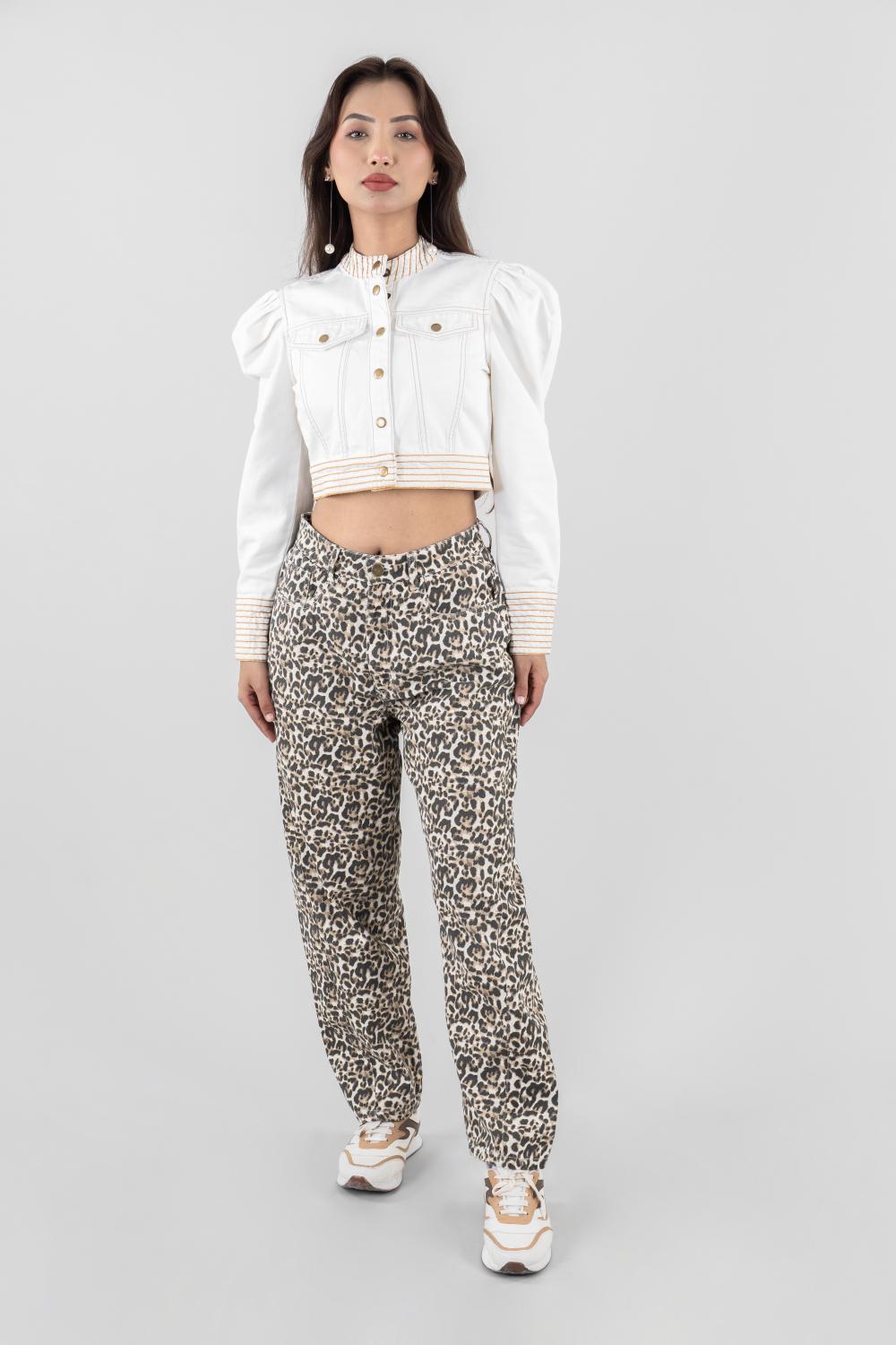 Leopard Ease | Leopard Printed Jeans