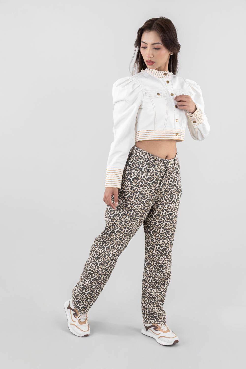 Leopard Ease | Leopard Printed Jeans