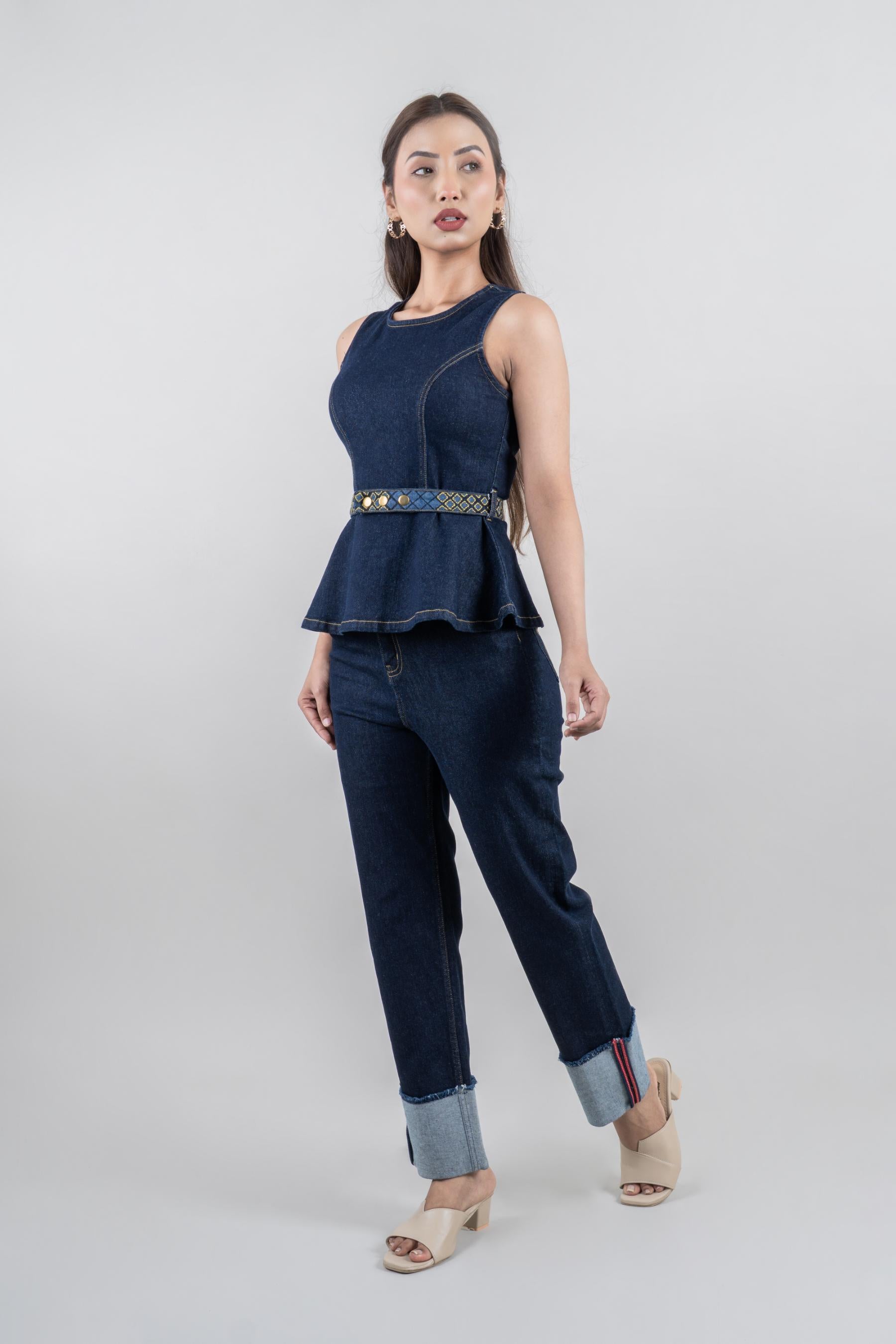 Classic Fusion | Women's denim Co-ord Set