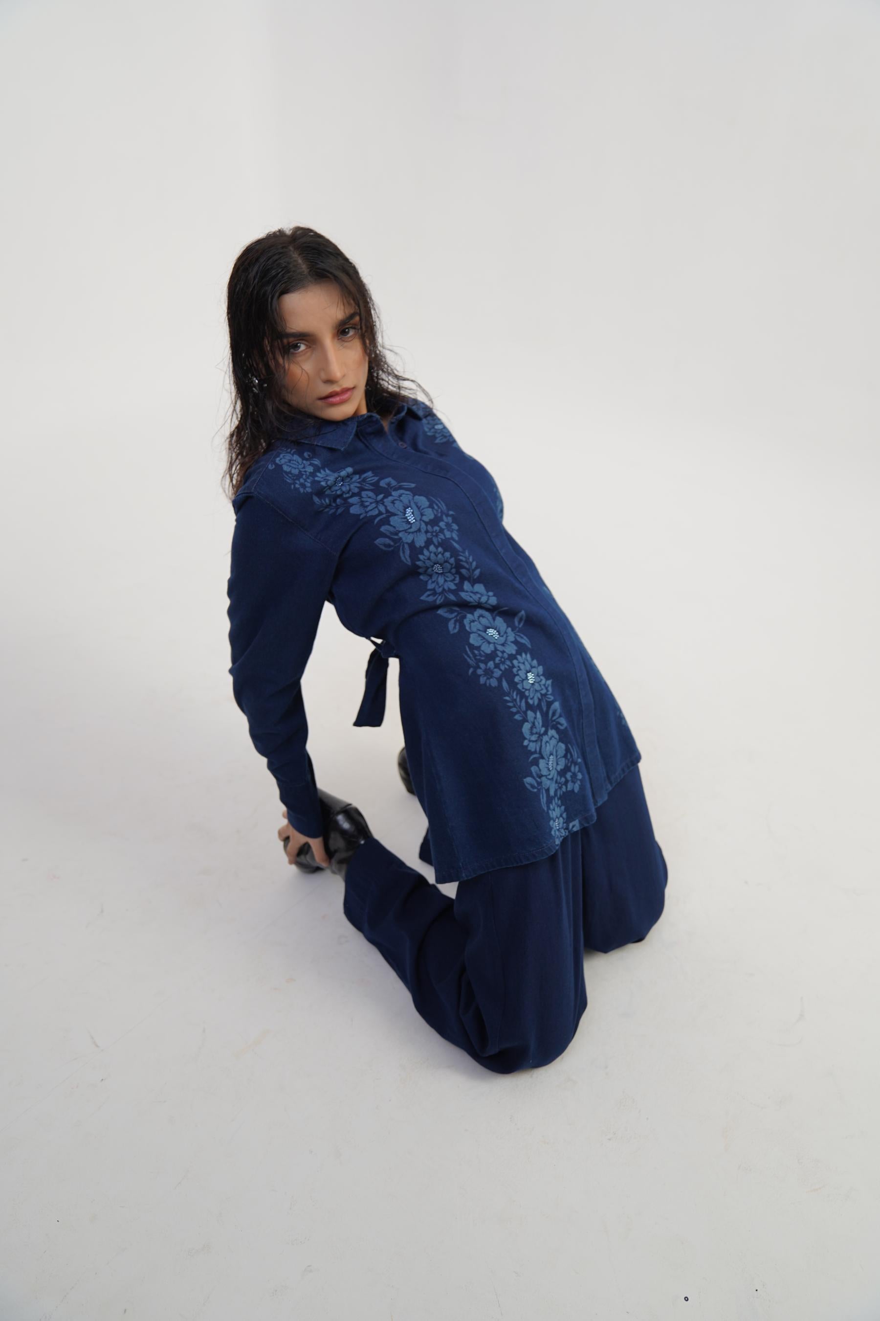Crystal Drift | Women's Denim Shirt