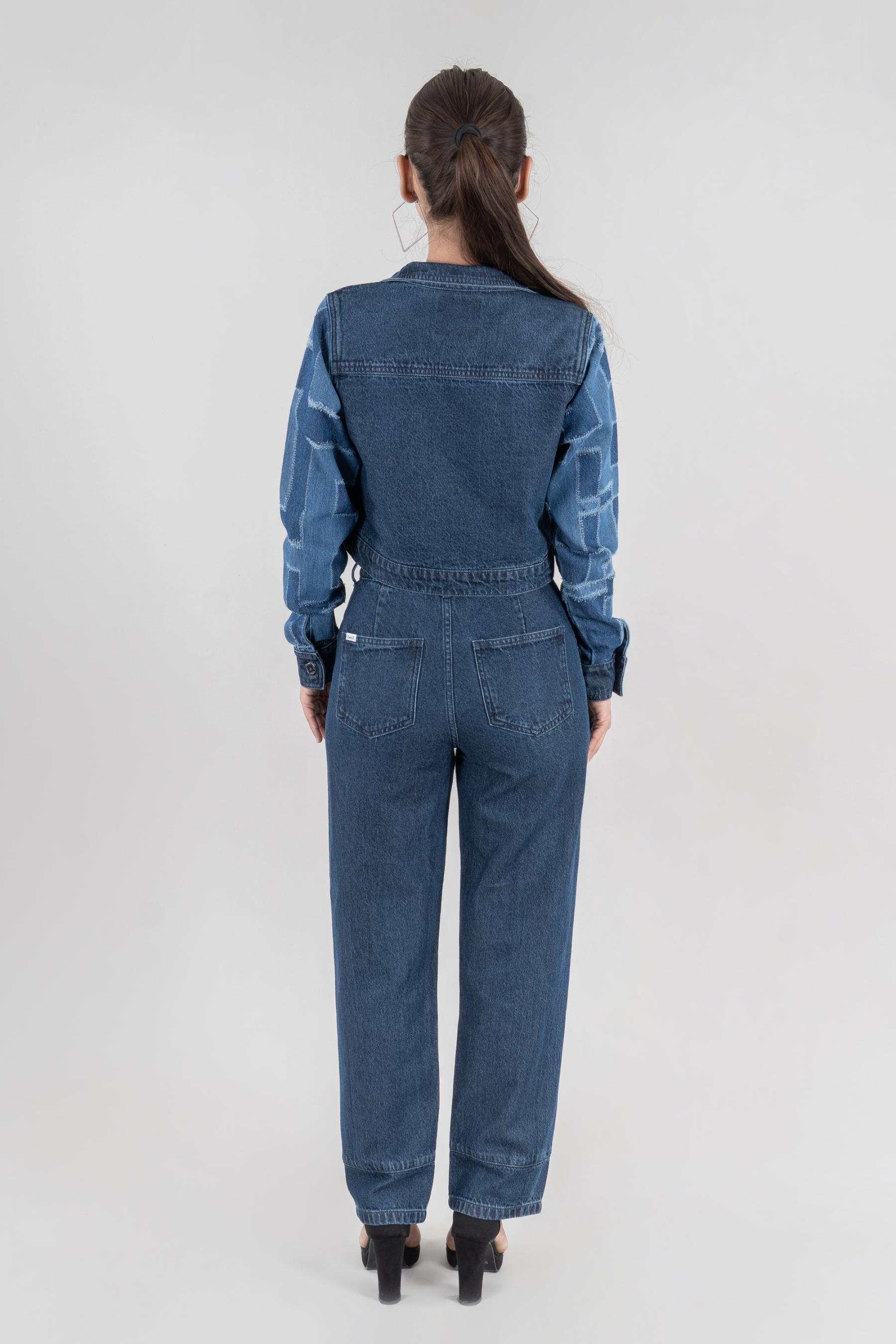 Blue Bastion 2 | Laser Patch & Drill Women's Jacket