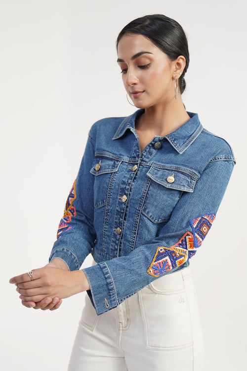 Acid Artistry | Beaded Jacket | Made to Order