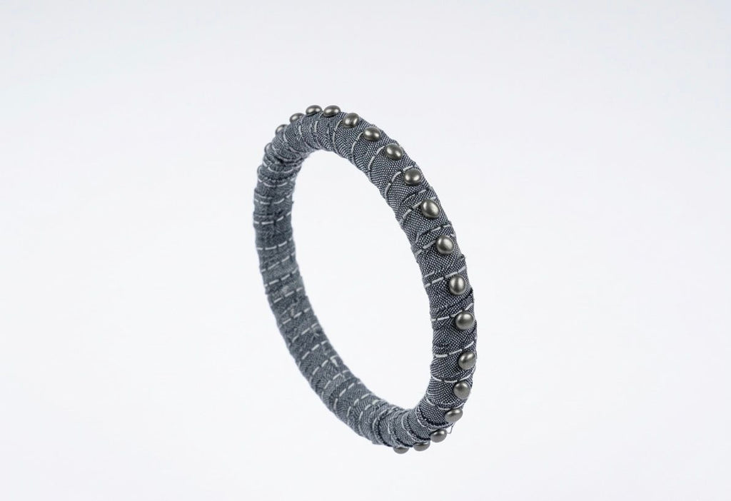 Vibrant Denim Jewelry: Multi-Color Blue Jean Accessories