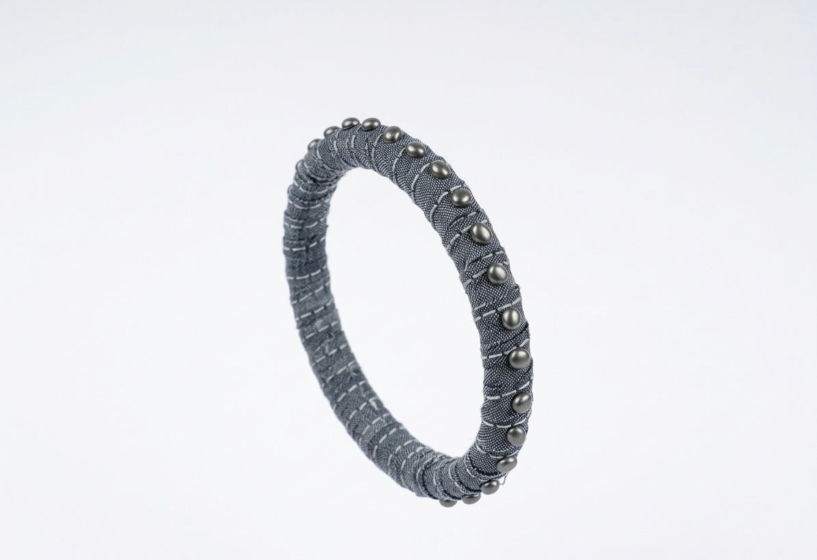 Vibrant Denim Jewelry: Multi-Color Blue Jean Accessories