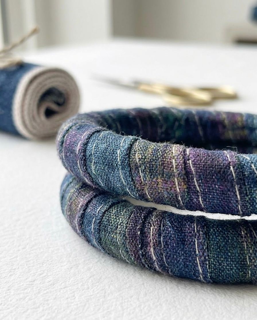Eco-friendly Handmade Bangles - Multicolor Cotton Jewelry