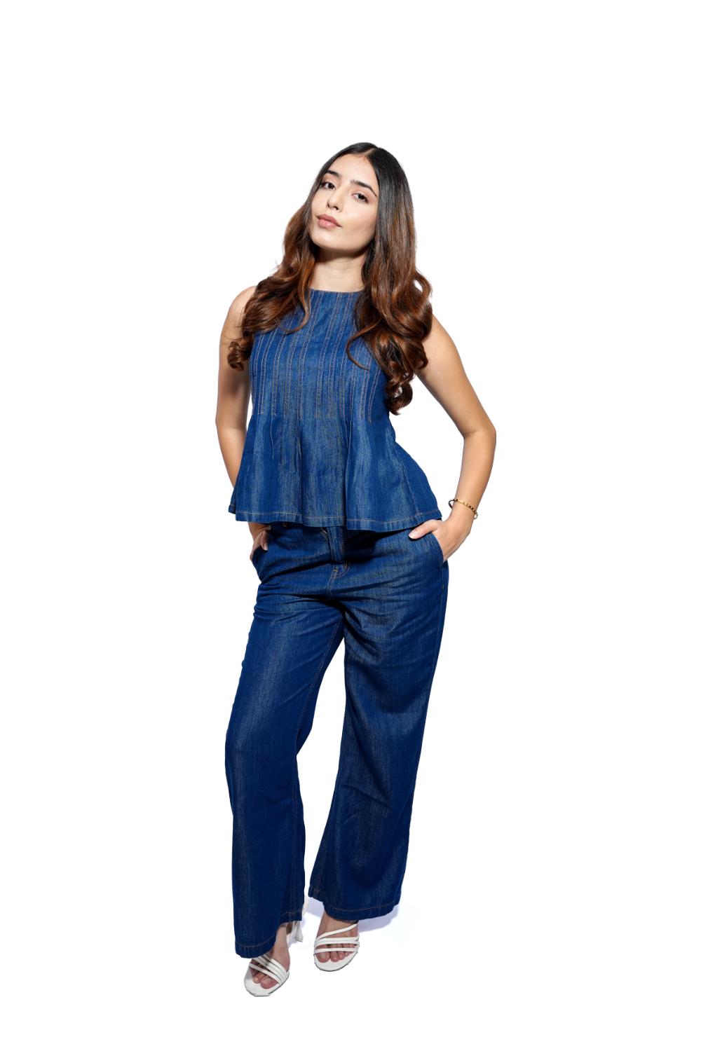 Denim Diva | Women Denim Co-ord Set