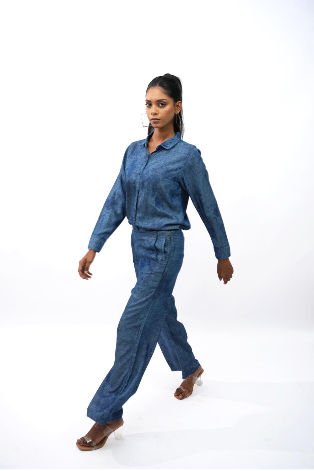 Denim Eclipse | Tencel Denim Co-ord Set