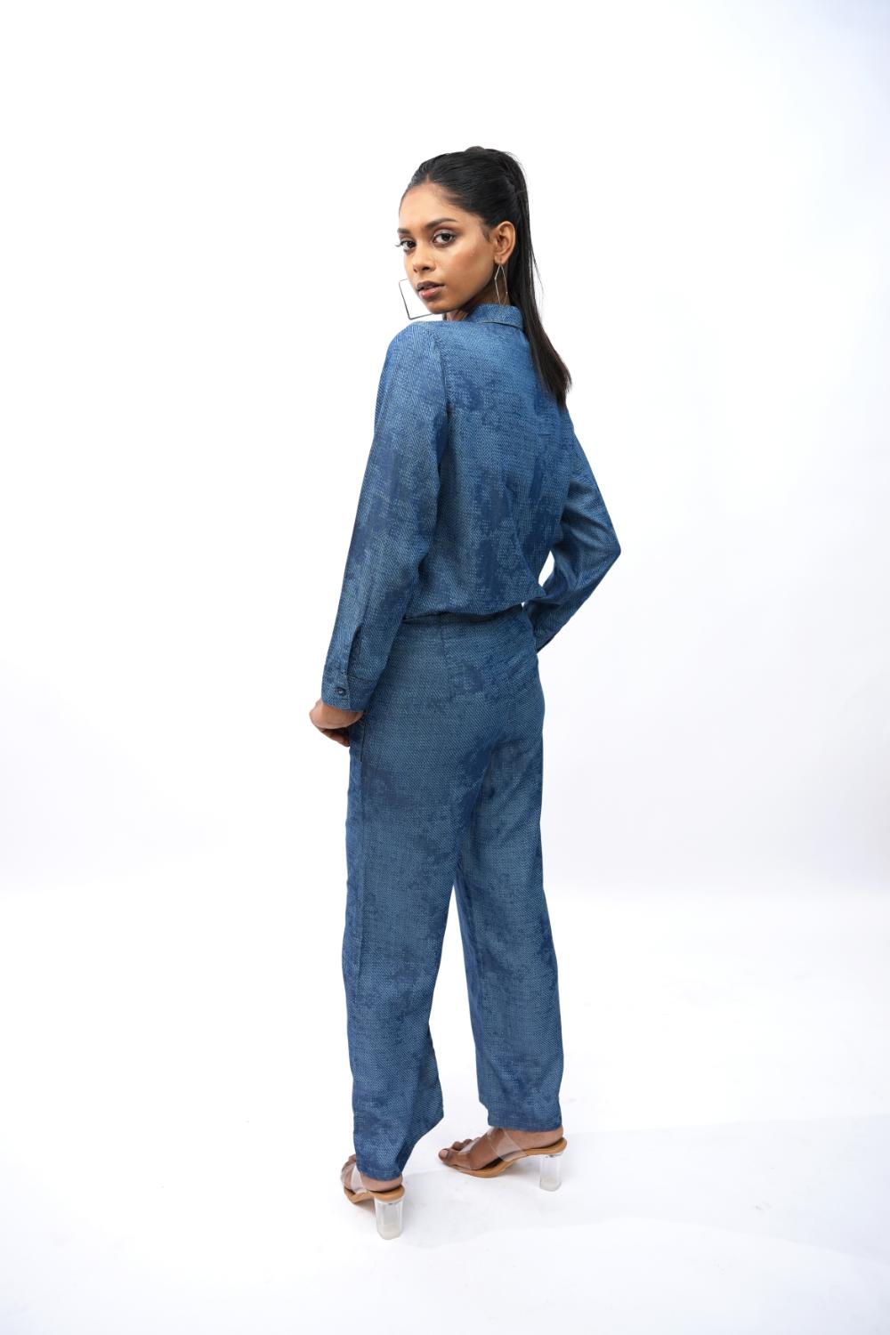 Denim Eclipse | Tencel Denim Co-ord Set