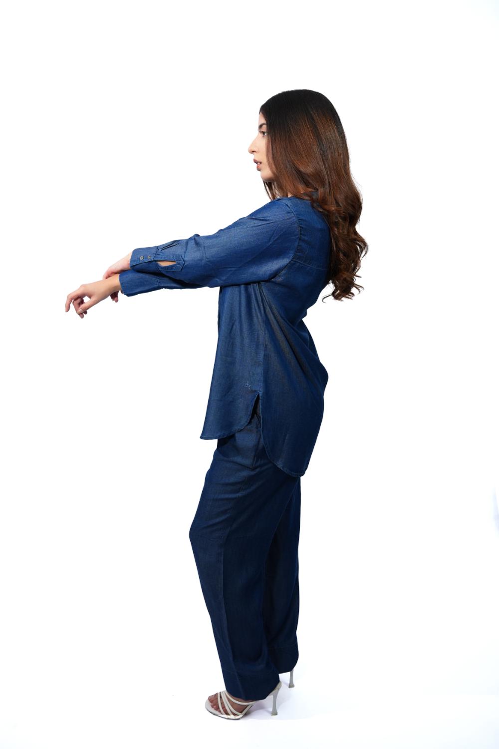 Soft Flow | Tencel Denim Co-ord Set