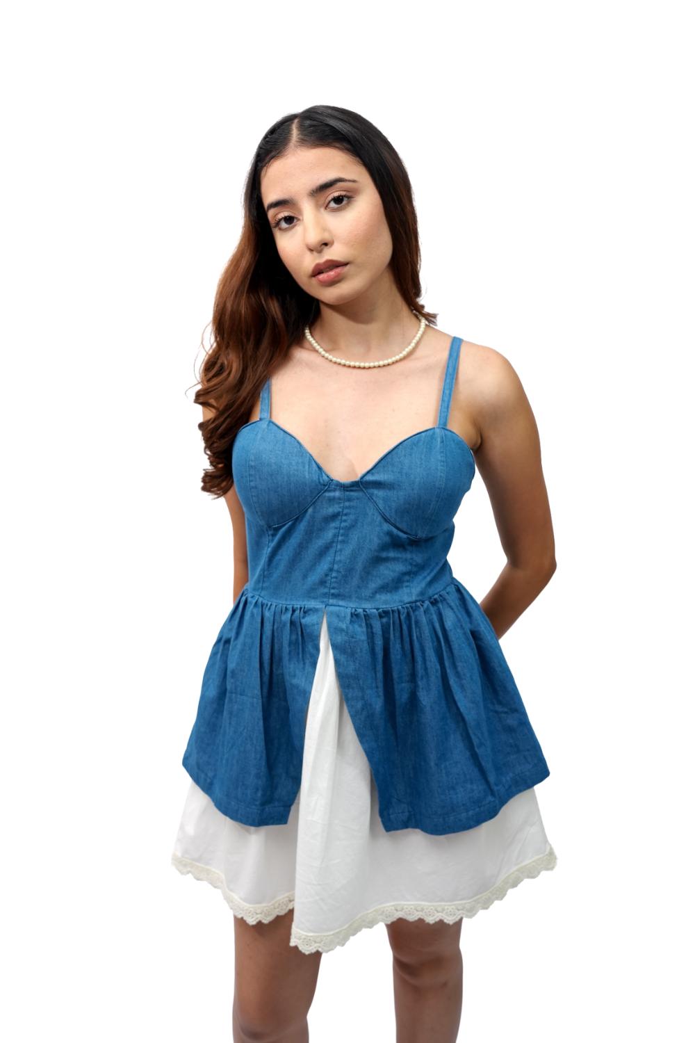 Blue Belle | Bustire dress