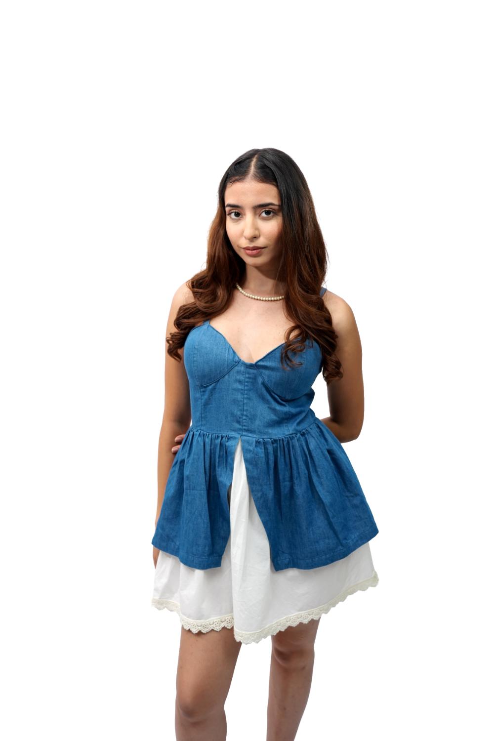 Blue Belle | Bustire dress