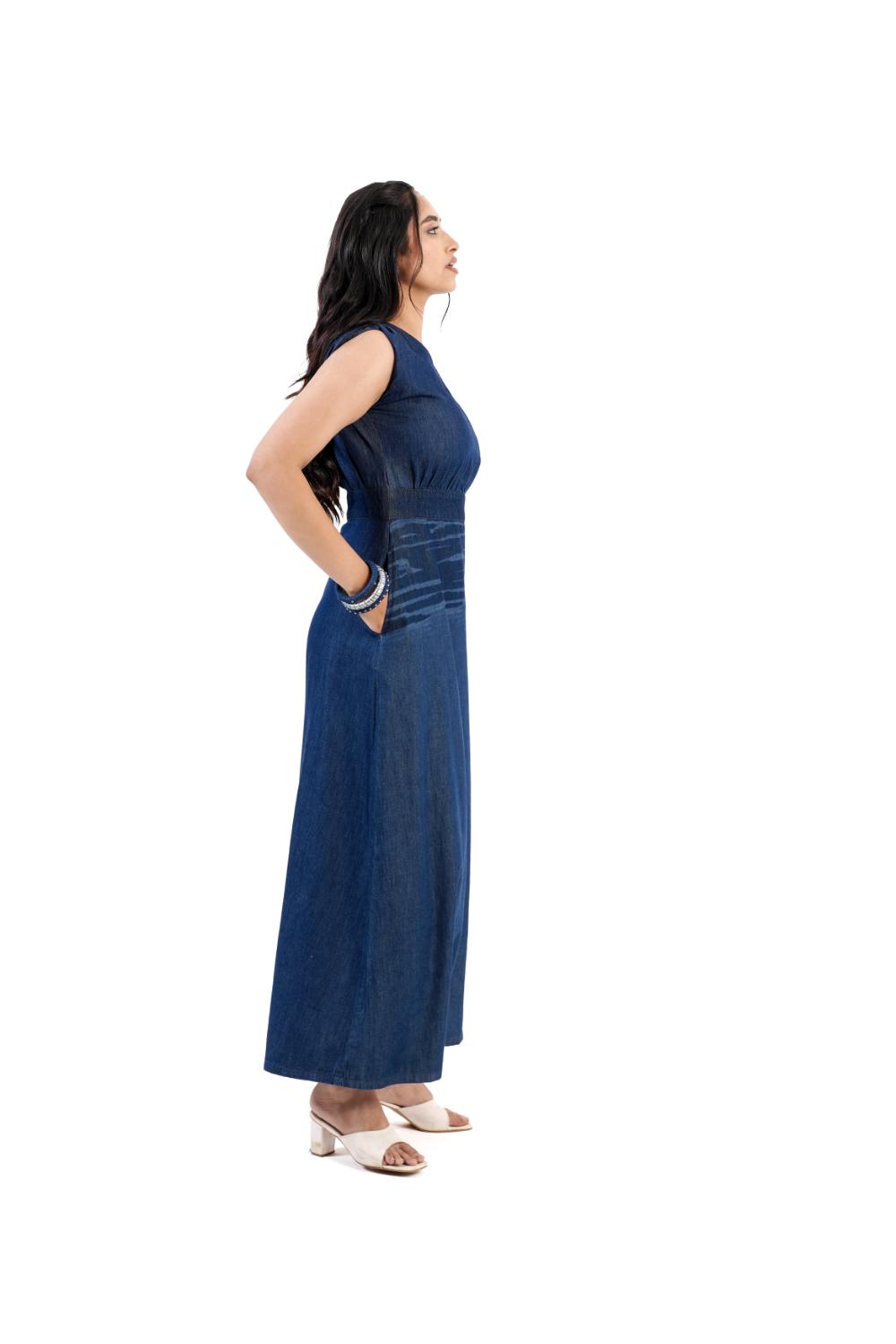 Shadow Tide | One Shoulder Maxi Dress