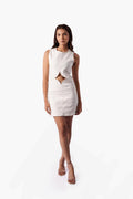 Nova Cutout | Denim Mini Dress