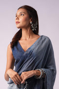 Indigo Form | Denim Blouse for Saree - Made to Order