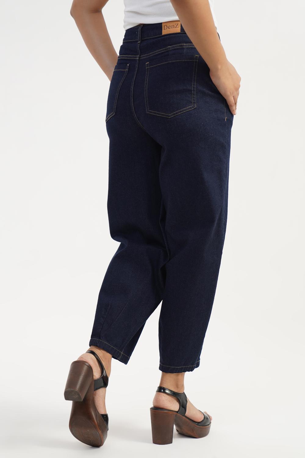 Midnight Barrel curve | Women Denim High Rise Jeans