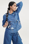 Patch Edit | Women Denim Shirt