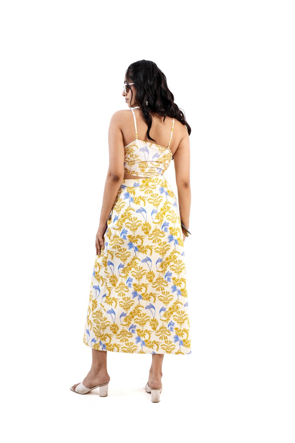 Sunlit Slit | Ankle Length Skirt