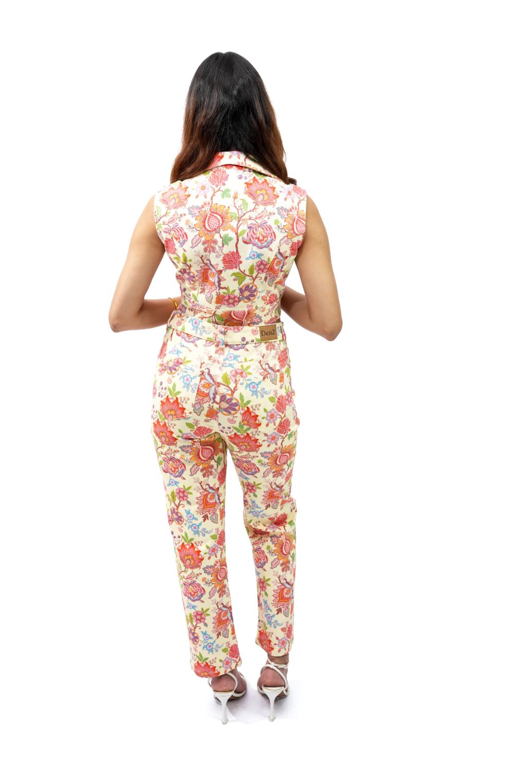 Neo Floral | Women Floral Print Crop Vest