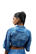 Laser Bloom | Tencel Denim Top