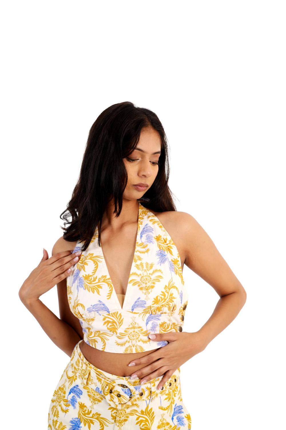 Riviera Muse | Digital Print Top