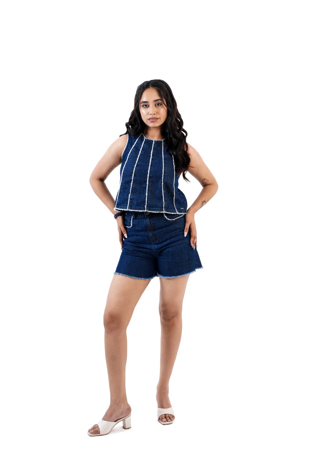 Selvage Lines | Cotton Denim Tops