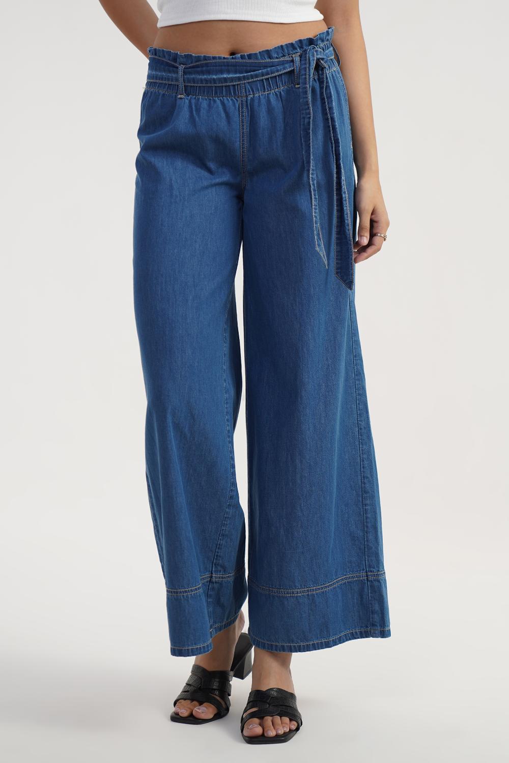 Flow Frame | Women Denim Trousers