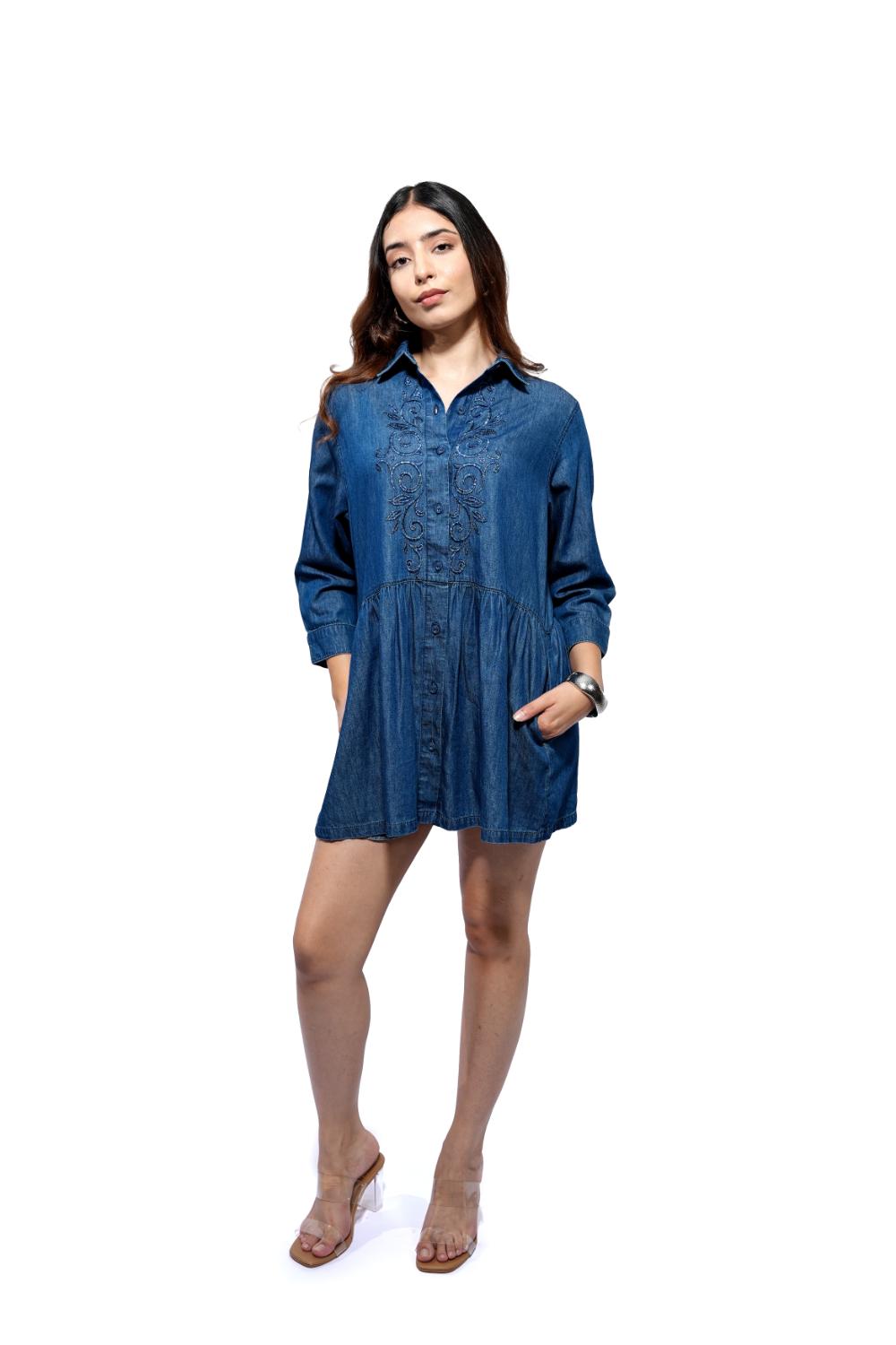 Denim Meadow | Women Denim Tunic