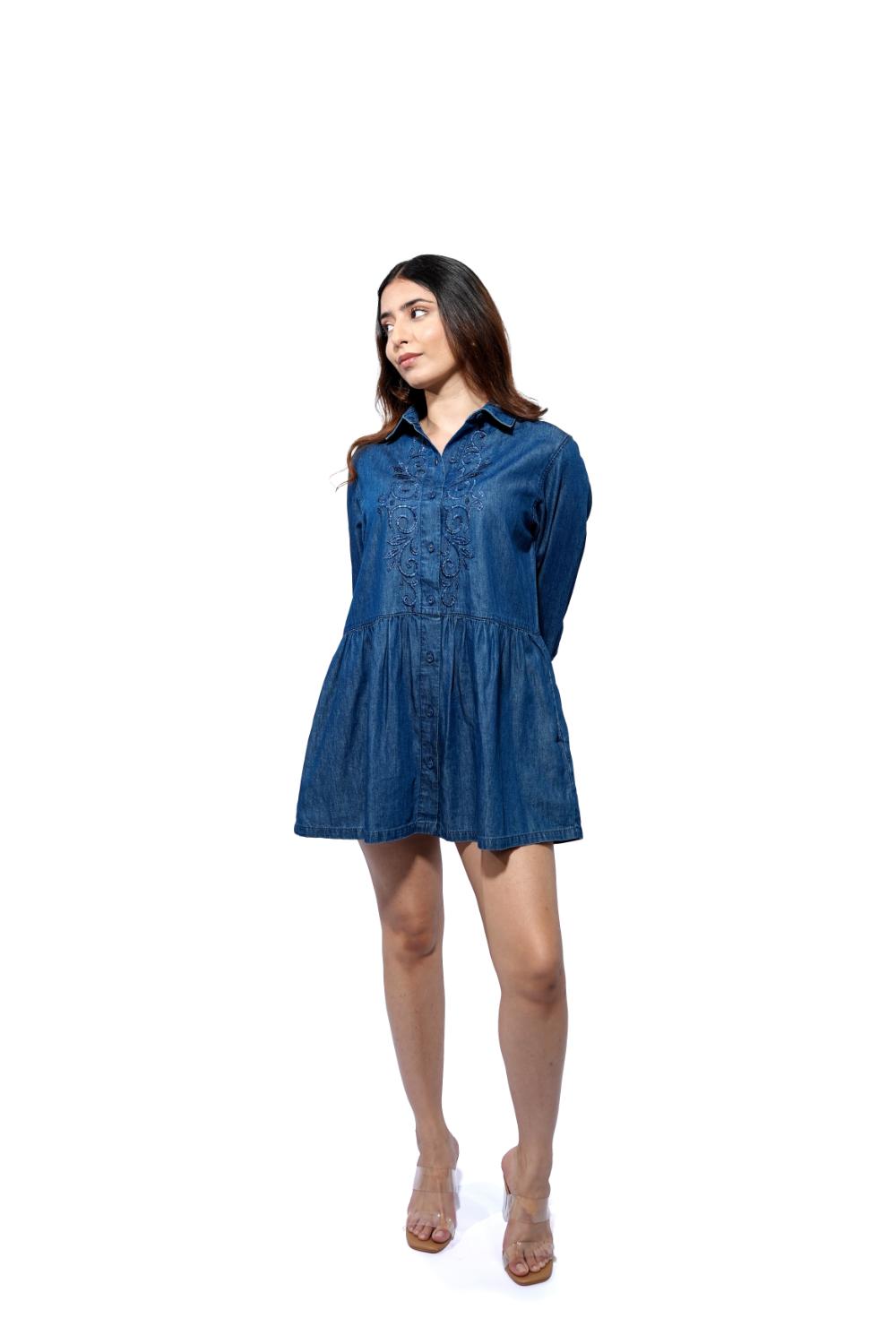Denim Meadow | Women Denim Tunic
