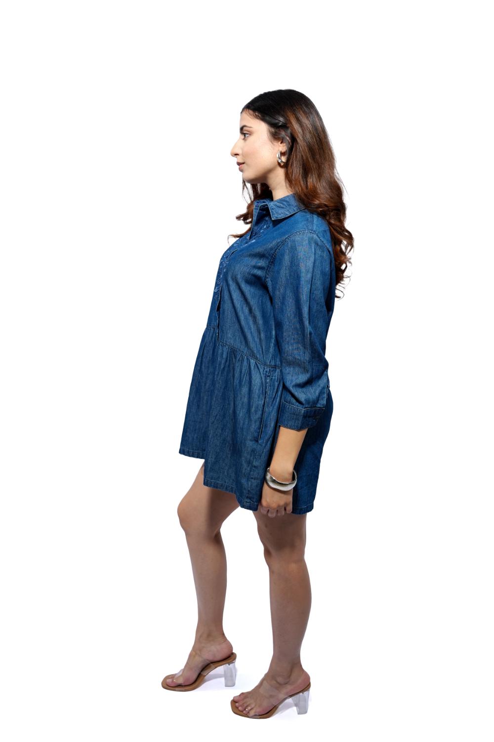 Denim Meadow | Women Denim Tunic
