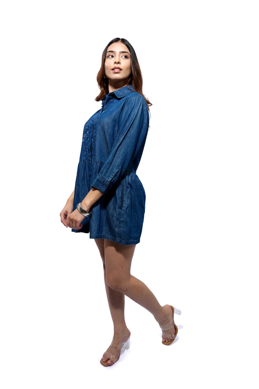 Denim Meadow | Women Denim Tunic