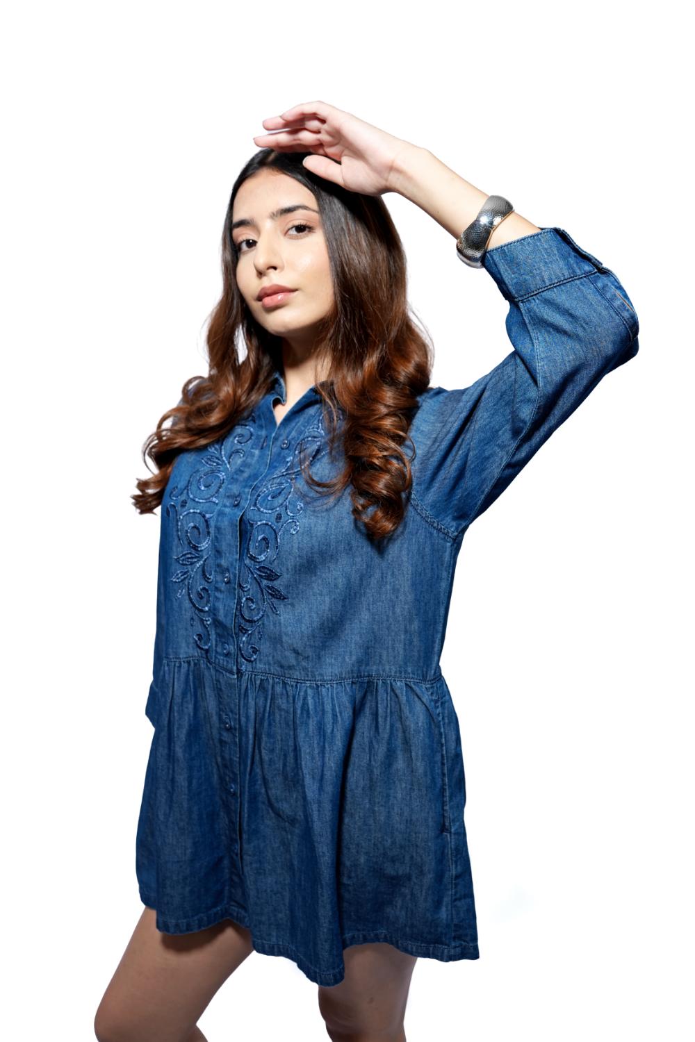 Denim Meadow | Women Denim Tunic